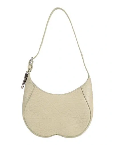 Burberry Woman Shoulder Bag Sage Green Size - Calfskin