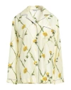 Burberry Dandelion-print Silk Pyjama Shirt In Yellow