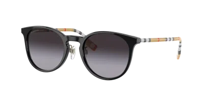 Burberry Woman Sunglass Be4380d In Black
