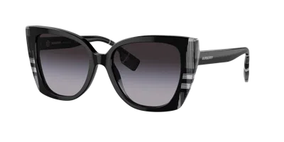 Burberry Cat Eye Sunglasses 0 Be4393 40518 G In Black