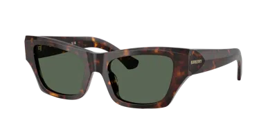 Burberry Woman Sunglass Be4441u In Dark Green