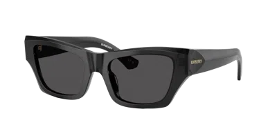 Burberry Woman Sunglass Be4441u In Dark Grey