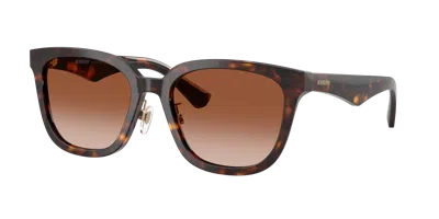 Burberry Woman Sunglasses Be4446d In Brown