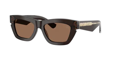 Burberry Woman Sunglass Be4454f In Brown