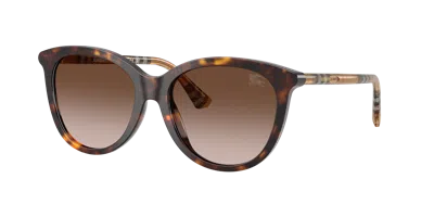 Burberry Woman Sunglass Be4455f In Brown