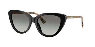 Burberry Woman Sunglass Be4457f In Gray