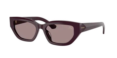 Burberry Woman Sunglass Be4463d In Brown