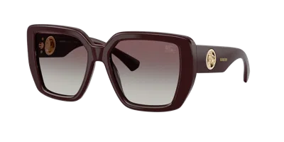 Burberry Woman Sunglass Be4471 In Burgundy