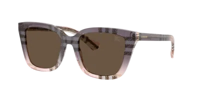 Burberry Woman Sunglass Be4487 In Brown