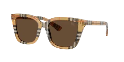 Burberry Woman Sunglass Be4487 In Brown