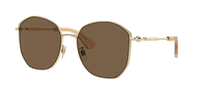Burberry Woman Sunglass Be3153d In Dark Brown