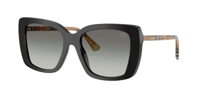 Burberry Woman Sunglasses Be4456f In Black