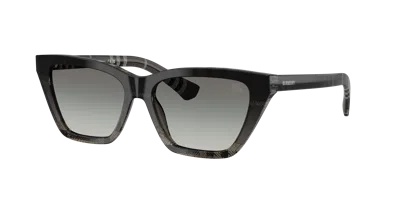 Burberry Woman Sunglasses Be4468f In Gray