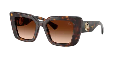 Burberry Woman Sunglasses Be4476f In Brown