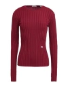 Burberry Woman Sweater Burgundy Size Xxs Viscose, Polyamide, Elastane In Red