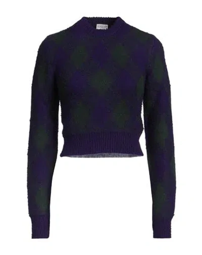 Burberry Woman Sweater Dark Purple Size Xs Wool