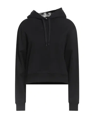 Burberry Woman Sweatshirt Black Size L Cotton