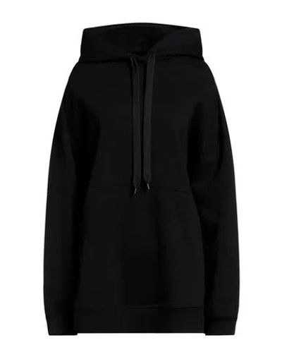 Burberry Woman Sweatshirt Black Size L Cotton, Elastane