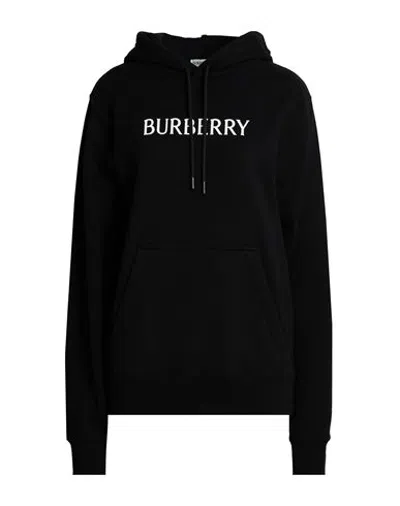 Burberry Woman Sweatshirt Black Size S Cotton
