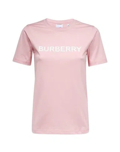 Burberry Woman T-shirt Pink Size Xs Cotton