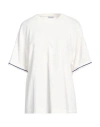 Burberry Woman T-shirt White Size M Cotton In White