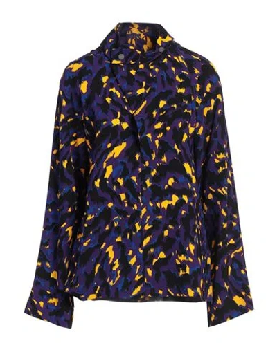Burberry Woman Top Purple Size 10 Viscose, Elastane