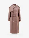 BURBERRY BURBERRY WOMAN TRENCH WOMAN BROWN TRENCH COATS