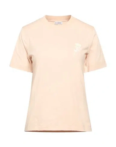 Burberry Woman T-shirt Antique Rose Size Xs Cotton In Pink