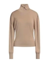 Burberry Lightweight Wool Turtleneck Sweater In Beige