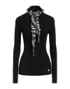Burberry Black Viscose Blend Sweater In Black