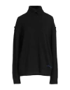 Burberry Woman Turtleneck Black Size M Cashmere In Black