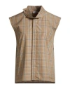 Burberry Woman Vest Beige Size 6 Cotton In Brown