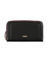 Burberry Woman Wallet Black Size - Calfskin In Black