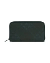 Burberry Woman Wallet Dark Green Size - Polyamide, Polyester, Ovine Leather, Calfskin