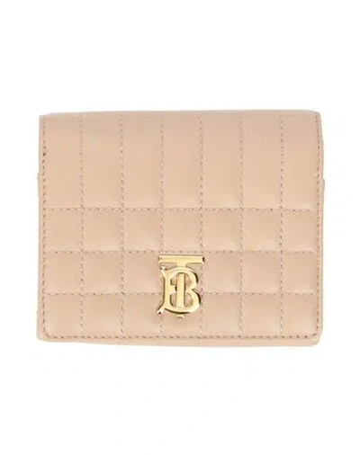 Burberry Woman Wallet Sand Size - Leather