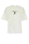 Burberry Crew Neck Floral Motif Short Sleeves T-shirt In White
