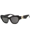 Burberry Women's 0be4423 52mm Sunglasses In Black