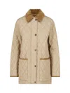Burberry Quilted Jacket In Multi