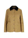 Burberry Dranefeld Quilted Jacket In Animal Print
