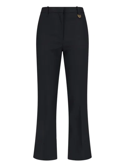 Burberry Women's 100% Wool Trousers In Multi