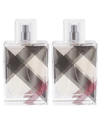 Burberry Women's 1.7oz Brit Edp Pack Of 2