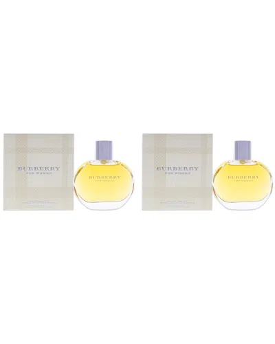 Burberry Women's 3.3oz Edp Spray Pack Of 2 In Multi