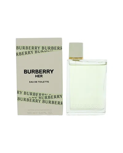 Burberry Women's 3.3oz Her Edt In Transparent