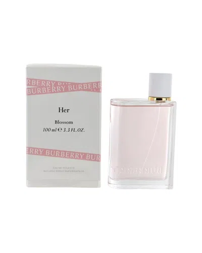 Burberry Women's 3.4oz Her Blossom Edt Spray In Transparent