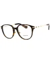 Burberry Unisex 52mm Optical Frames In Brown