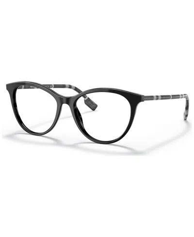 Burberry Women's Aiden Eyeglasses, Be2325 53 In Black