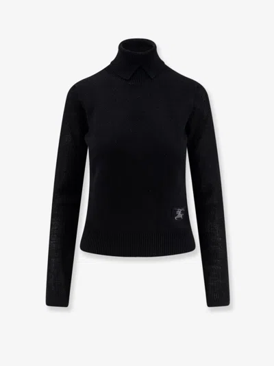 BURBERRY BURBERRY WOMEN ALPACA AND WOOL BLEND TURTLENECK