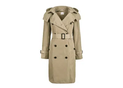 Pre-owned Burberry Women's Amberford Trench Coat In Beige