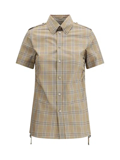 Burberry Women Archive Check Shirt In Brown