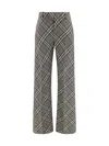 Burberry Archive Check Tailored Pants In Multicolor